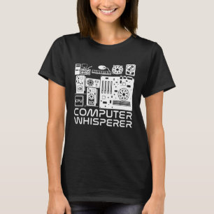Camiseta Suporte técnico do Whisperer de computador