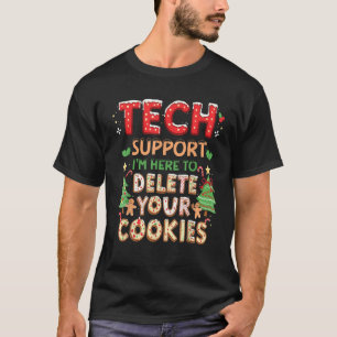 Camiseta Suporte técnico natalino Estou aqui para apagar su