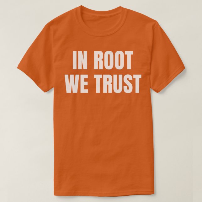 Camiseta Suporte técnico para TI Nerd Root engraçado para c (Frente do Design)