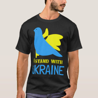 Camiseta Suporte Ucraniano Bandeira Ucraniana Eu Apoio a Uc