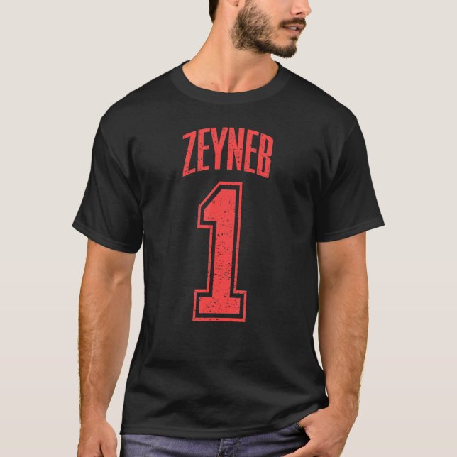Camiseta Suporte Zeyneb Número 1 Maior Ventilador (Frente)