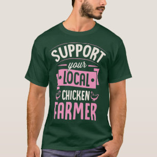 Camiseta Suportem As Aves De Capoeira Engraçadas Do Farmado