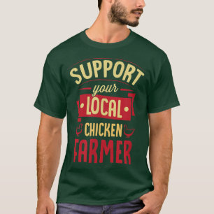 Camiseta Suportem As Aves De Capoeira Engraçadas Do Farmado