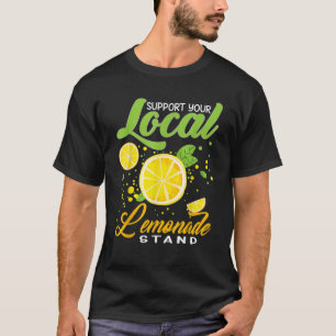 Camiseta Suportem As Crianças De Verão Da Tripulação De Lim