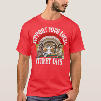 Camiseta Suportem os Gatos de Rua Local 1