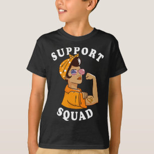 Camiseta Suportem Os Pulmões Da Mulher Esquadrão Para Sensi