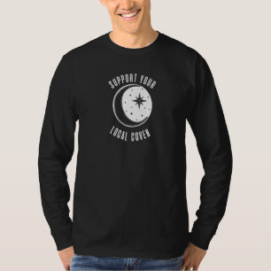 Camiseta Suportem seu pagão de bruxaria local de lua de for
