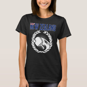 Camiseta Suportes para a equipe de pinos Ping Tênis Kiwi da
