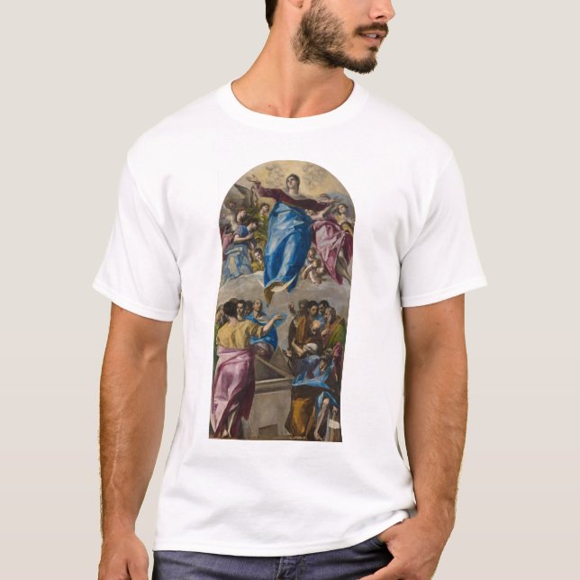 Camiseta Suposição do Virgin por El Greco (Frente)