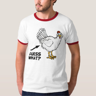 Camiseta Suposição que bumbum da galinha
