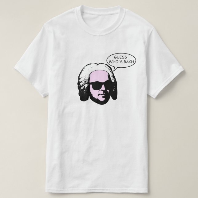 Camiseta Suposição que é Bach (Frente do Design)