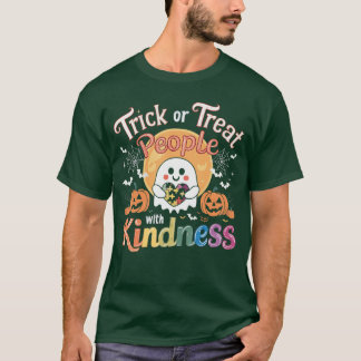 Camiseta Support Autism Halloween Spooky Autistic Trick Or