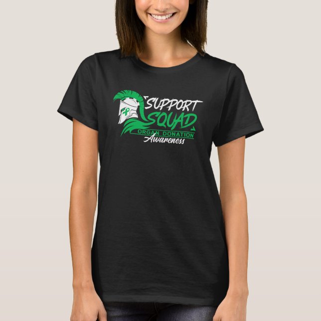 Camiseta Support Awareness Squad I Transplant Survivor Orga (Frente)