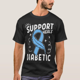 Camiseta Support Heals Diabetic
