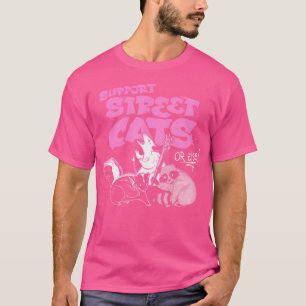 Camiseta Support-Local-Street-Cat Funny Raccoon Ogambm Sku