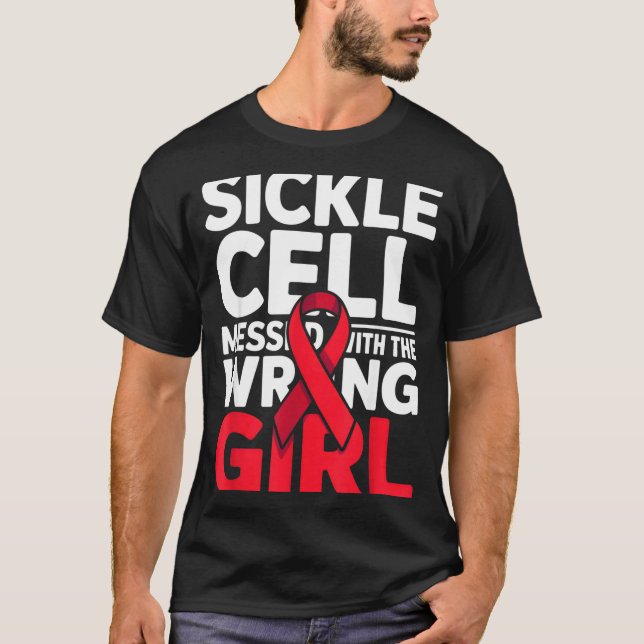 Camiseta Support Messed Wrong Sickle Warrior Cell Smile (Frente)