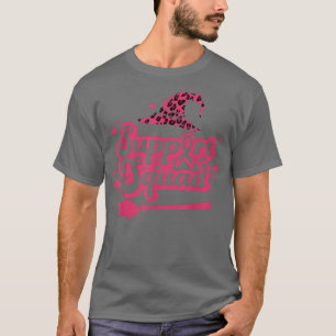 Camiseta Support Squad Breast Cancer Awareness Vintage Pink