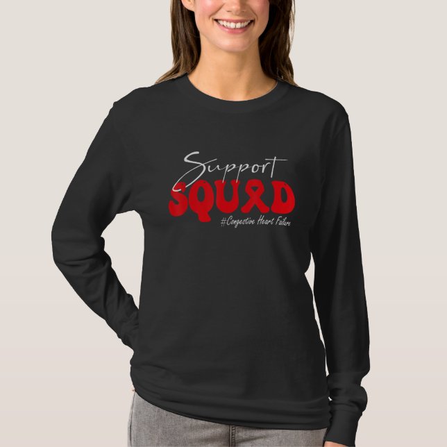 Camiseta Support Squad Congestive Heart Failure Awareness R (Frente)