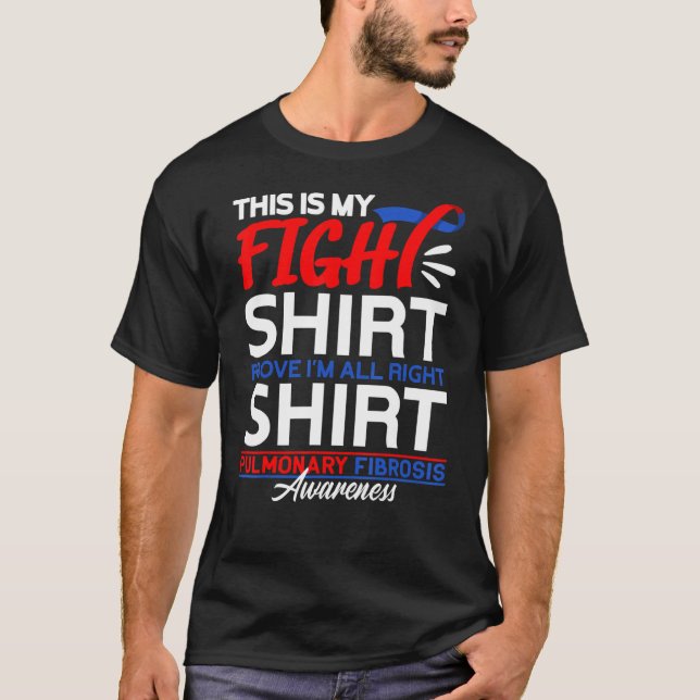 Camiseta Support Squad Figh I Lung Disease Pulmonary Fibros (Frente)