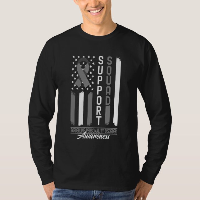 Camiseta Support Squad I Bpd Borderline Personality Disorde (Frente)