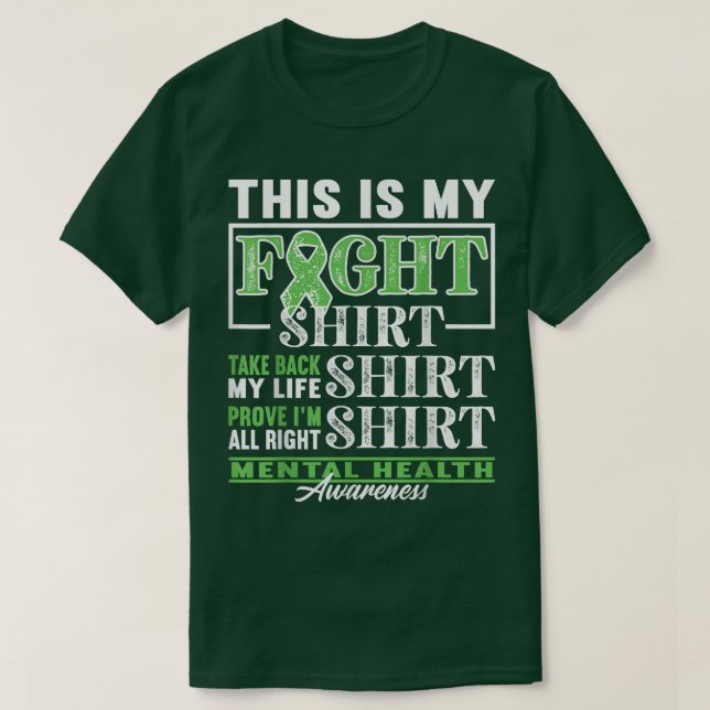 Camiseta Support Squad I Fight Shirt I Depression & Mental  (Frente do Design)