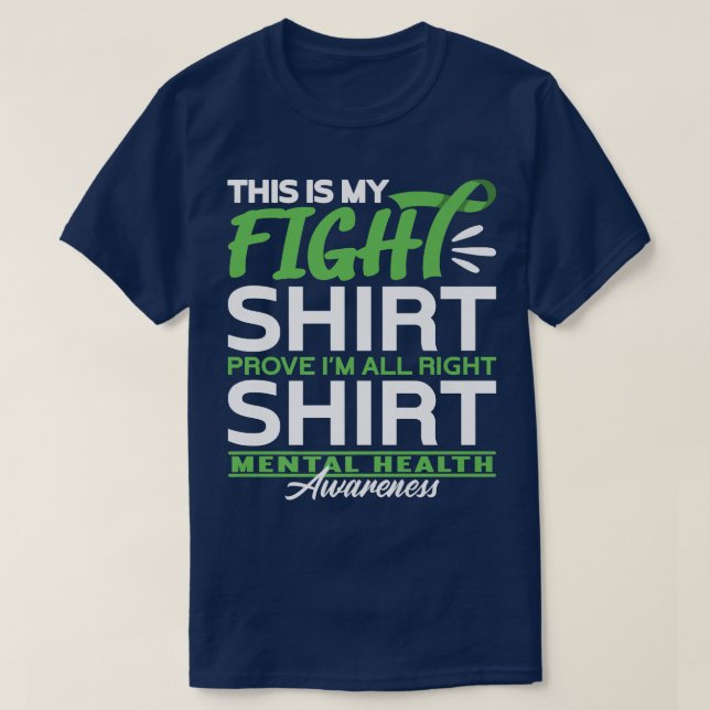 Camiseta Support Squad I Fight Shirt I Depression & Mental  (Frente do Design)