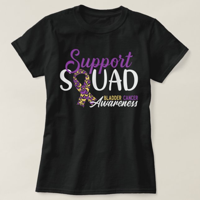 Camiseta Support Squad I Urinary Bladder Cancer Awareness (Frente do Design)