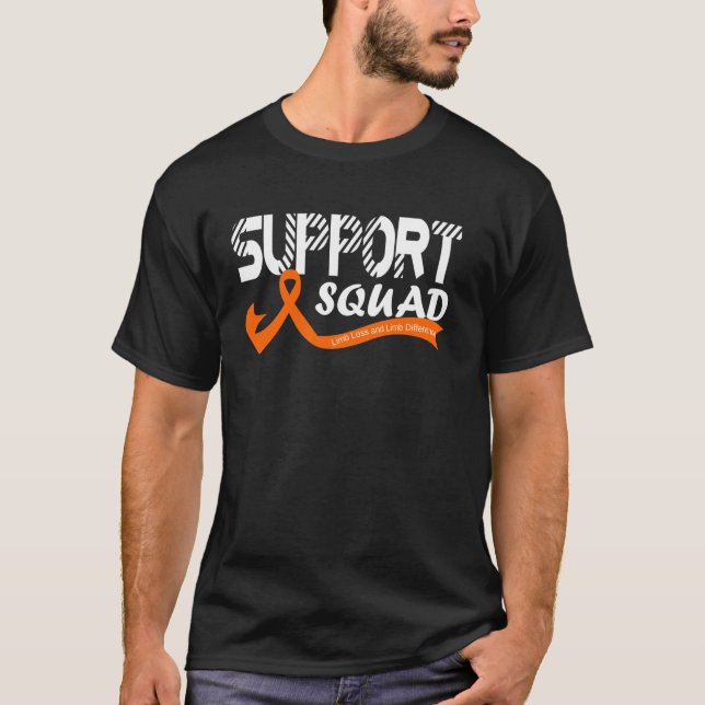 Camiseta Support Squad Limb Loss and Limb Difference Awaren (Frente)