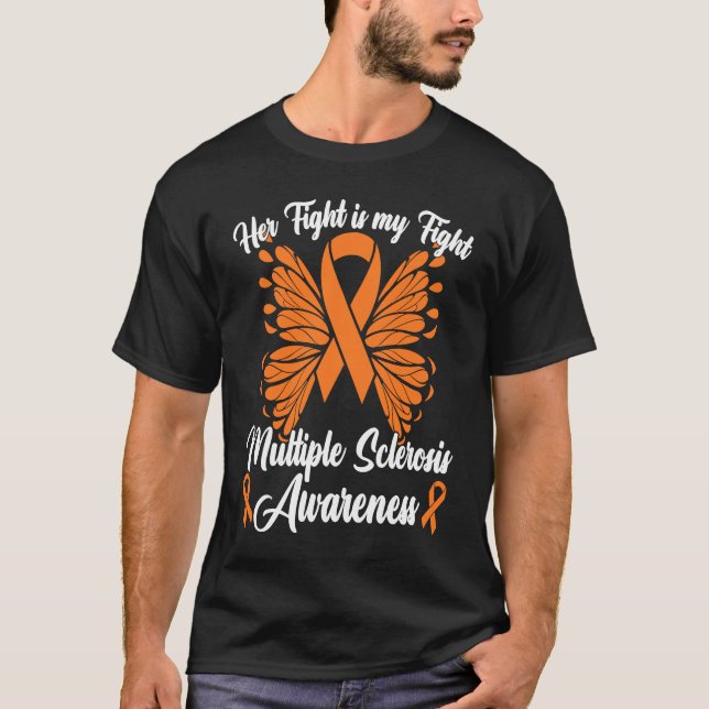 Camiseta Support Squad You Are Not Alone Multiple Sclerosis (Frente)