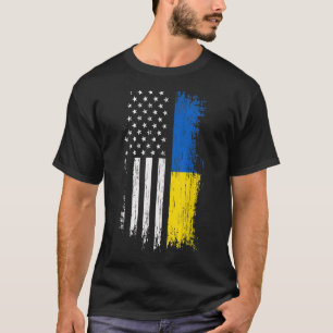 Camiseta Support Ukraine I Stand With Ukraine Flag