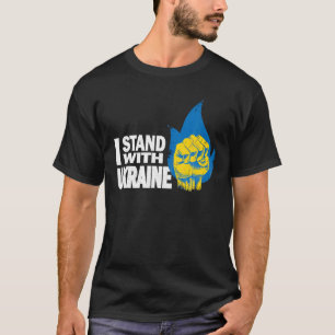 Camiseta Support Ukraine I Stand With Ukraine Ukrainian Fla