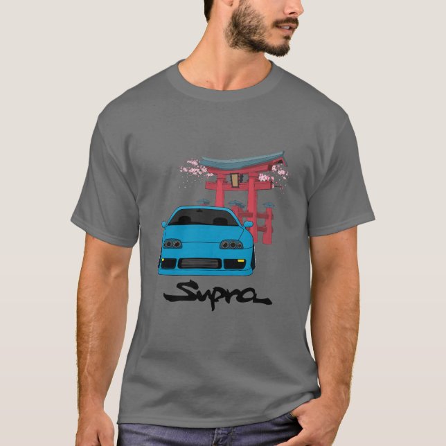 Camiseta Supra MK4 Sakura Torii JDM Art (Frente)