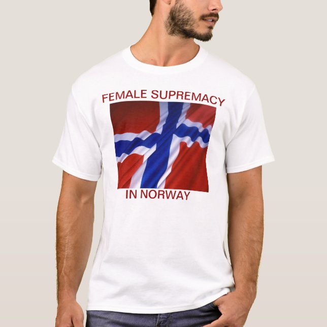 CAMISETA SUPREMACIA FEMININA NA NORUEGA (Frente)