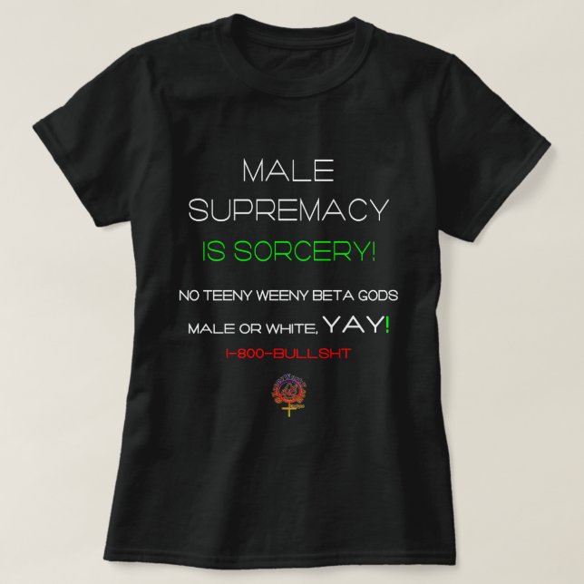 CAMISETA SUPREMACIA MASCULINA É NAMORANDO CRISTÃO ENGRAÇADO (Frente do Design)