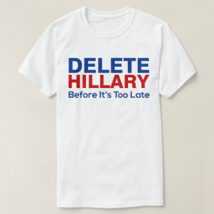 Camiseta Supressão Hillary antes que estiver demasiado