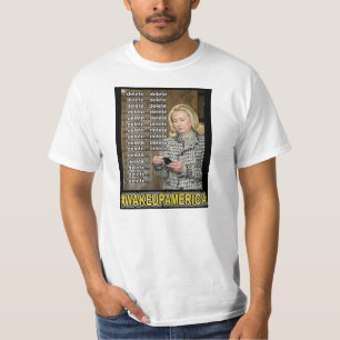 Camiseta Supressão Hillary da supressão da supressão da