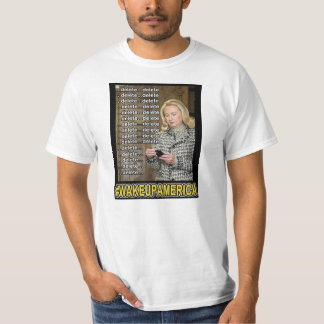 Camiseta Supressão Hillary da supressão da supressão da