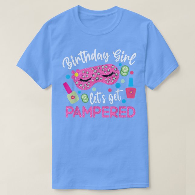 Camiseta Suprimentos De Festa de aniversário Spa Para Vamos (Frente do Design)
