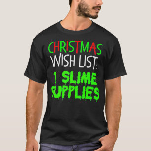 Camiseta Suprimentos de lodo de Natal para camiseiros Lista
