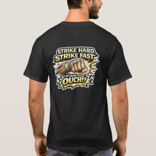 Camiseta Suprimentos do Sensei Ataca Forte Ataca Rápido OUC