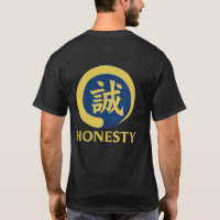 Suprimentos do Sensei Bushido Honestidade Kanji