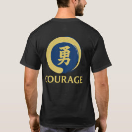 Camiseta Suprimentos do Sensei Bushido Kanji Coragem