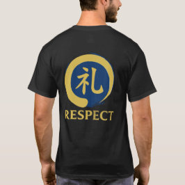 Camiseta Suprimentos do Sensei Bushido Kanji de Respeito