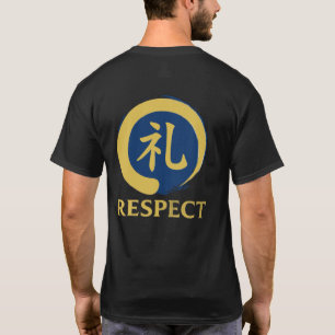 Camiseta Suprimentos do Sensei Bushido Kanji de Respeito
