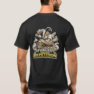 Camiseta Suprimentos do Sensei Forjados Através da Repetiçã