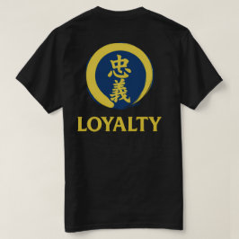 Camiseta Suprimentos do Sensei Kanji Bushido Lealdade