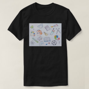 Camiseta Suprimentos Escolares de Volta às Aulas, Escola