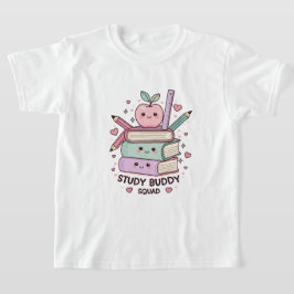 Camiseta Suprimentos Escolares do Esquadrão de Estudo Kawai
