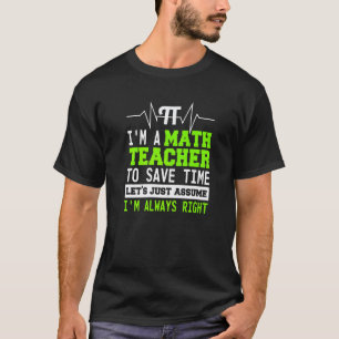 Camiseta Suprimentos para Professor de Matemática Cota de Á