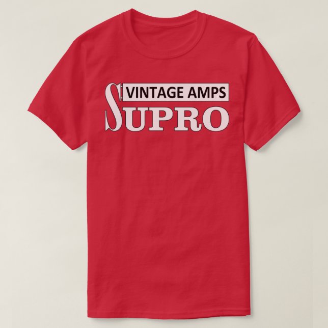 Camiseta Supro vintage amps (Frente do Design)